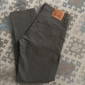 Levi’s men’s slim fit 511 gray jeans